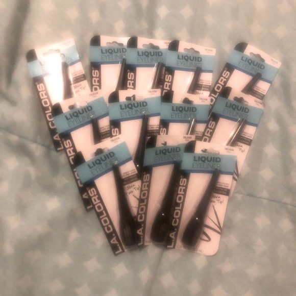 L.A. Colors Other - L.A. Colors black liquid eyeliner 12 pieces all new in packages
